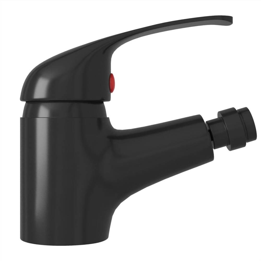 Bathroom Bidet Mixer Tap Black 13x12 cm