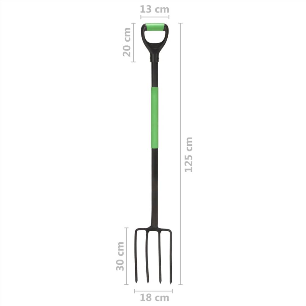 Garden Digger Fork D Grip Steel