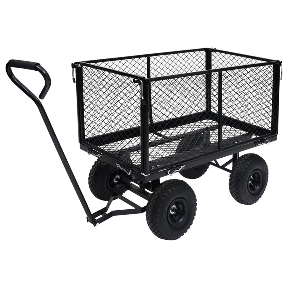 Garden Hand Trolley Black 350 Kg 12 Garden Hand Trolley Black 350 kg