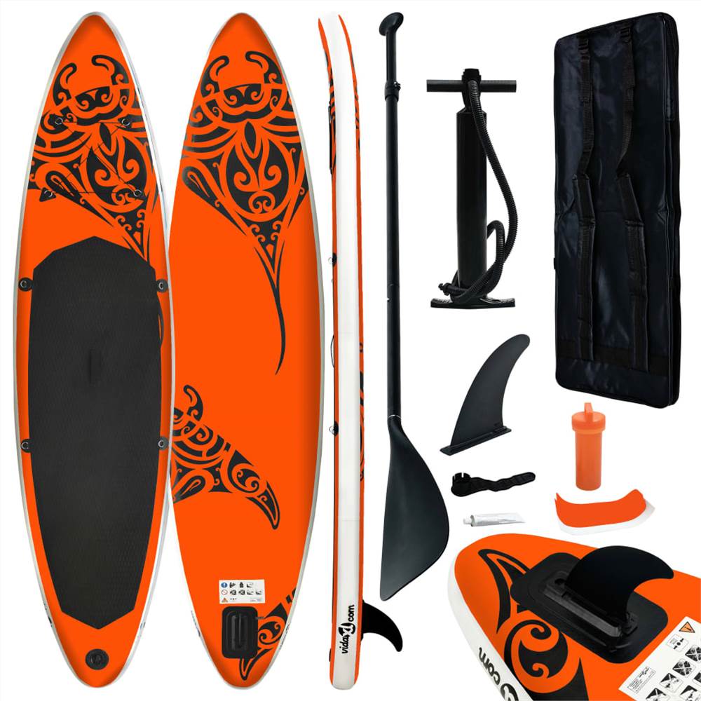 

Inflatable Stand Up Paddleboard Set 320x76x15 cm Orange