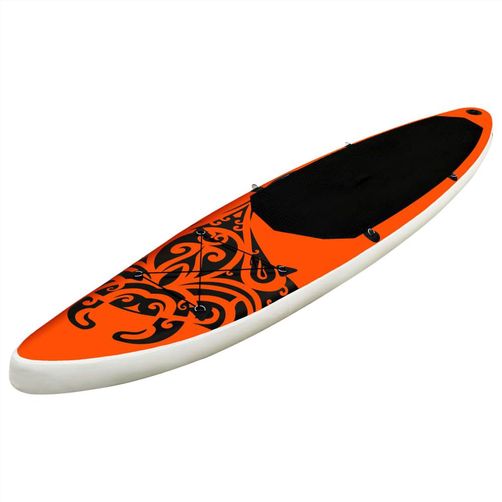 Inflatable Stand Up Paddleboard Set 320x76x15 cm Orange 15 Inflatable Stand Up Paddleboard Set 320x76x15 cm Orange