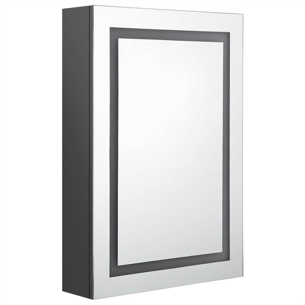 LED Bathroom Mirror Grey 50x13x70 cm
