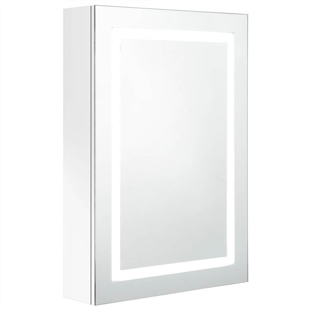 LED Bathroom Mirror Cabinet Shinning White 50x13x70 cm