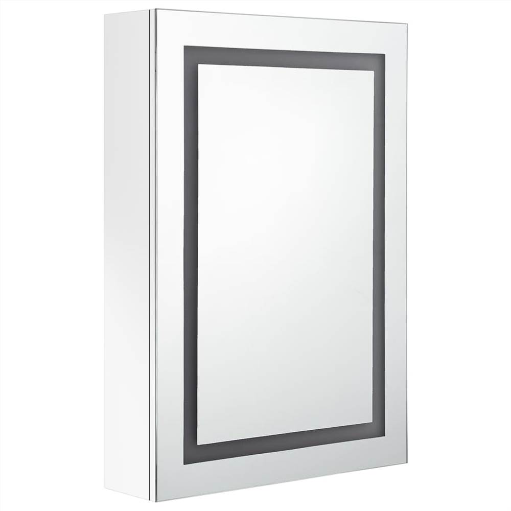 LED Bathroom Mirror Cabinet Shinning White 50x13x70 cm