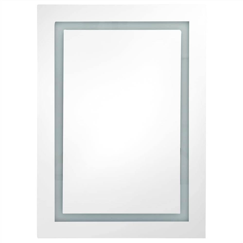LED Bathroom Mirror Cabinet Shinning White 50x13x70 cm