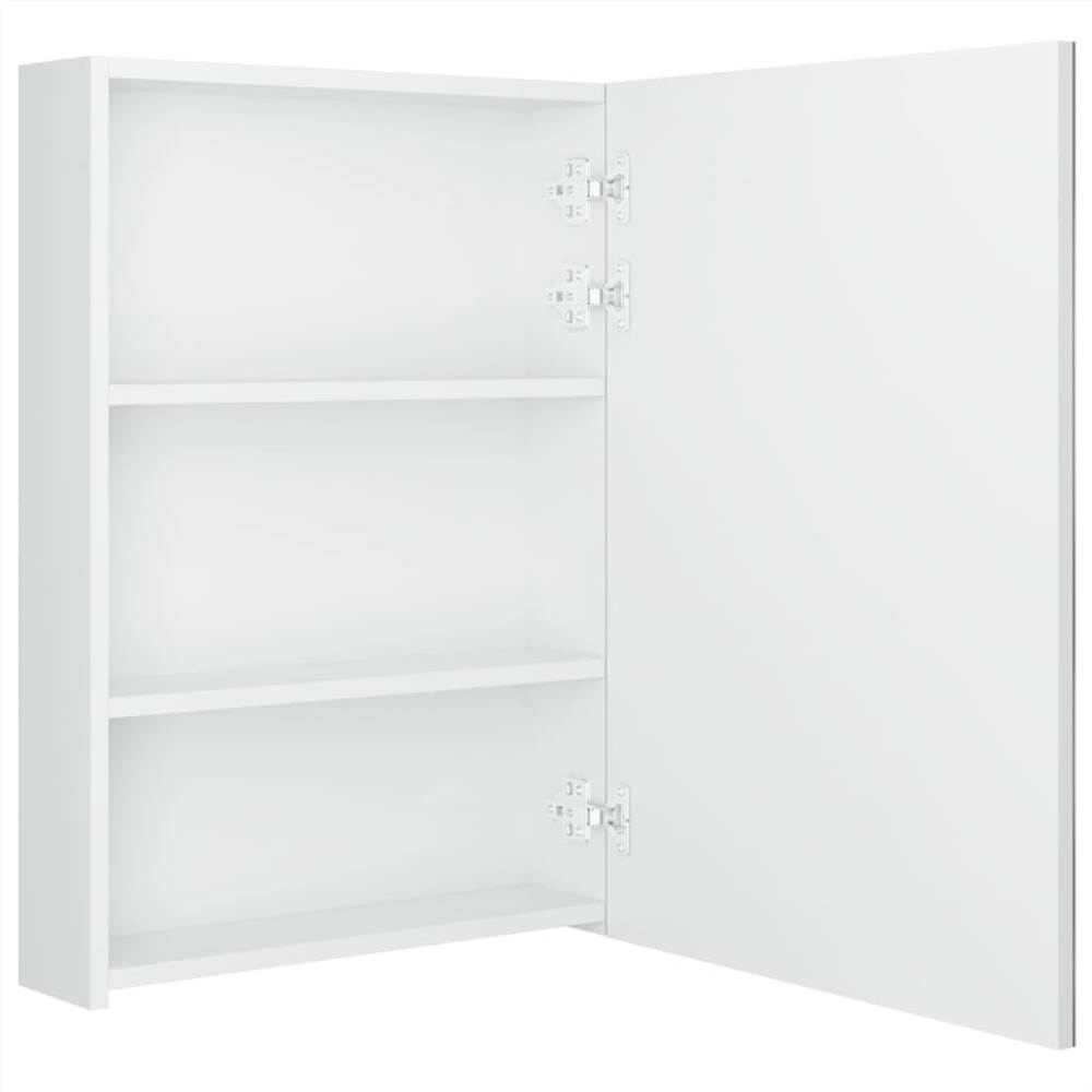 LED Bathroom Mirror Cabinet Shinning White 50x13x70 cm