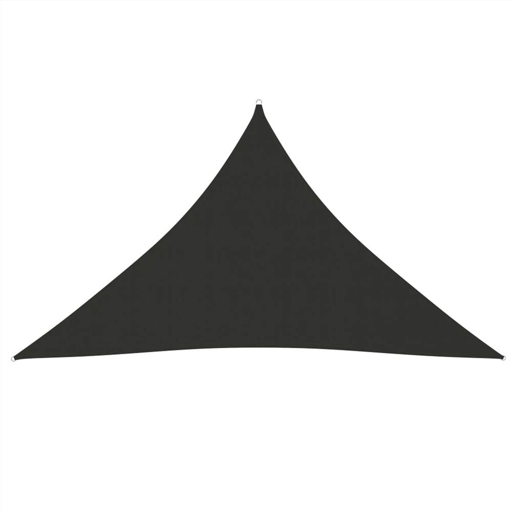 

Sunshade Sail Oxford Fabric Triangular 3.5x3.5x4.9 m Anthracite