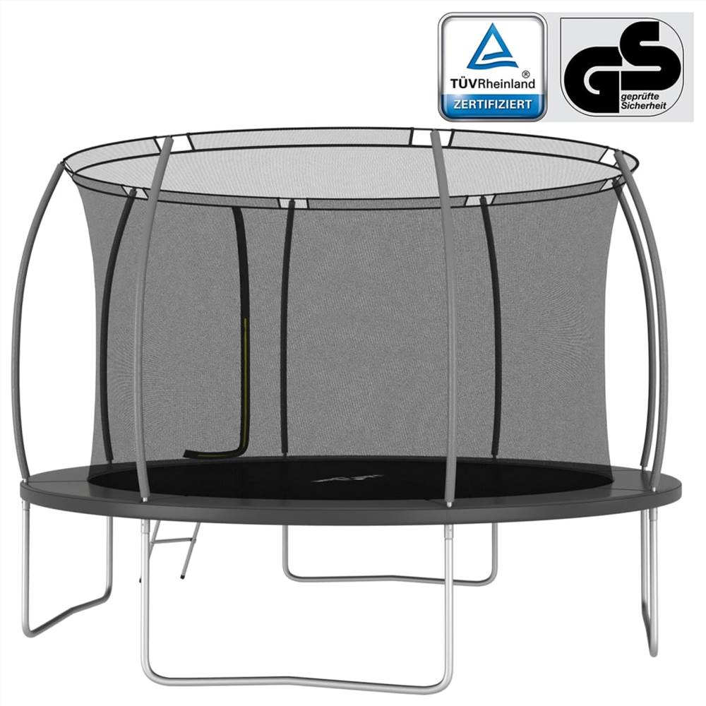 Trampoline Set Round 366x80 cm 150 kg