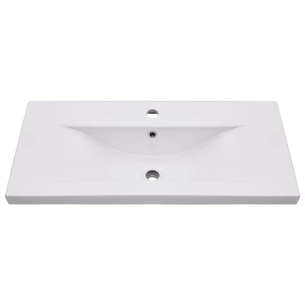 Sink Cabinet with Built-in Basin Sonoma Oak Chipboard