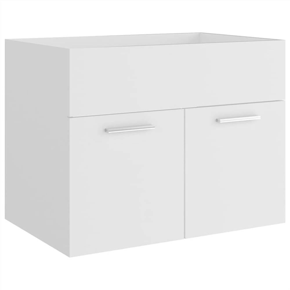 Bathroom Furniture Set White Chipboard