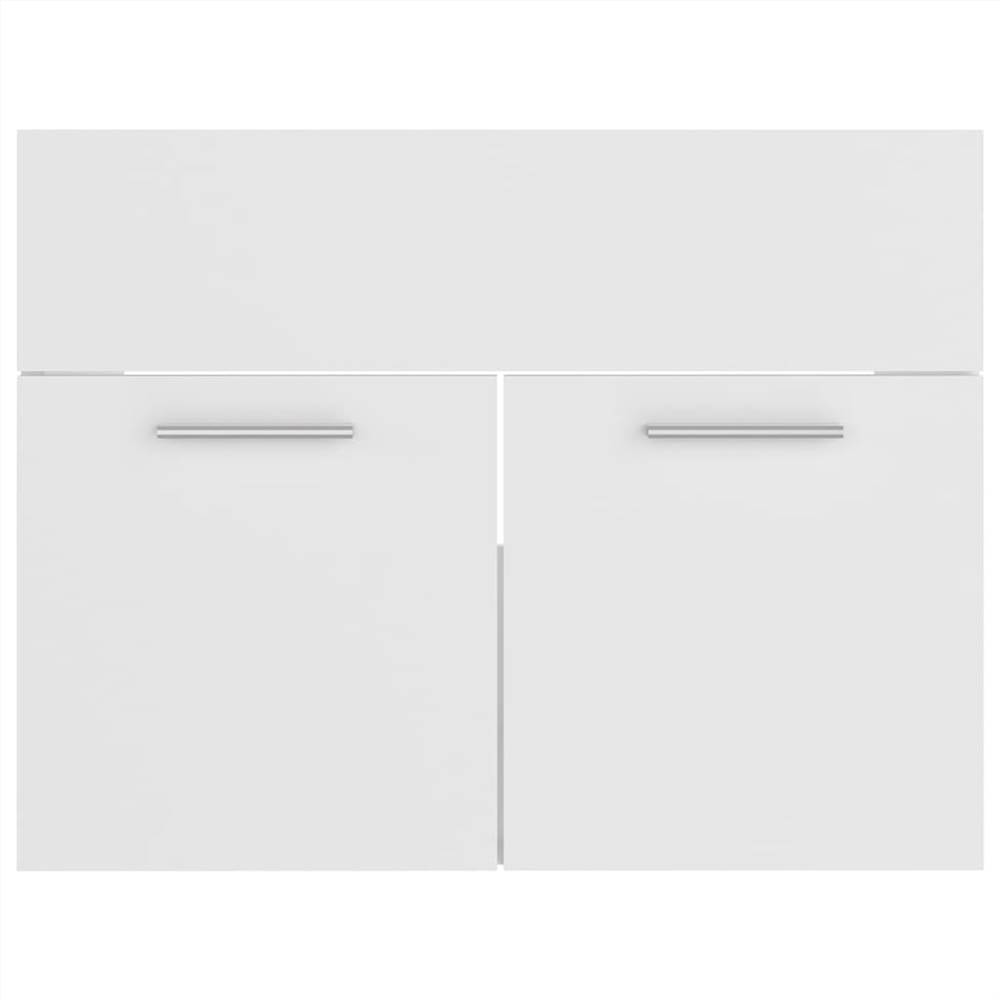 Bathroom Furniture Set White Chipboard
