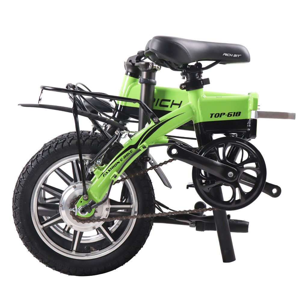 RICH BIT TOP-618 Electric City Folding Bike Green