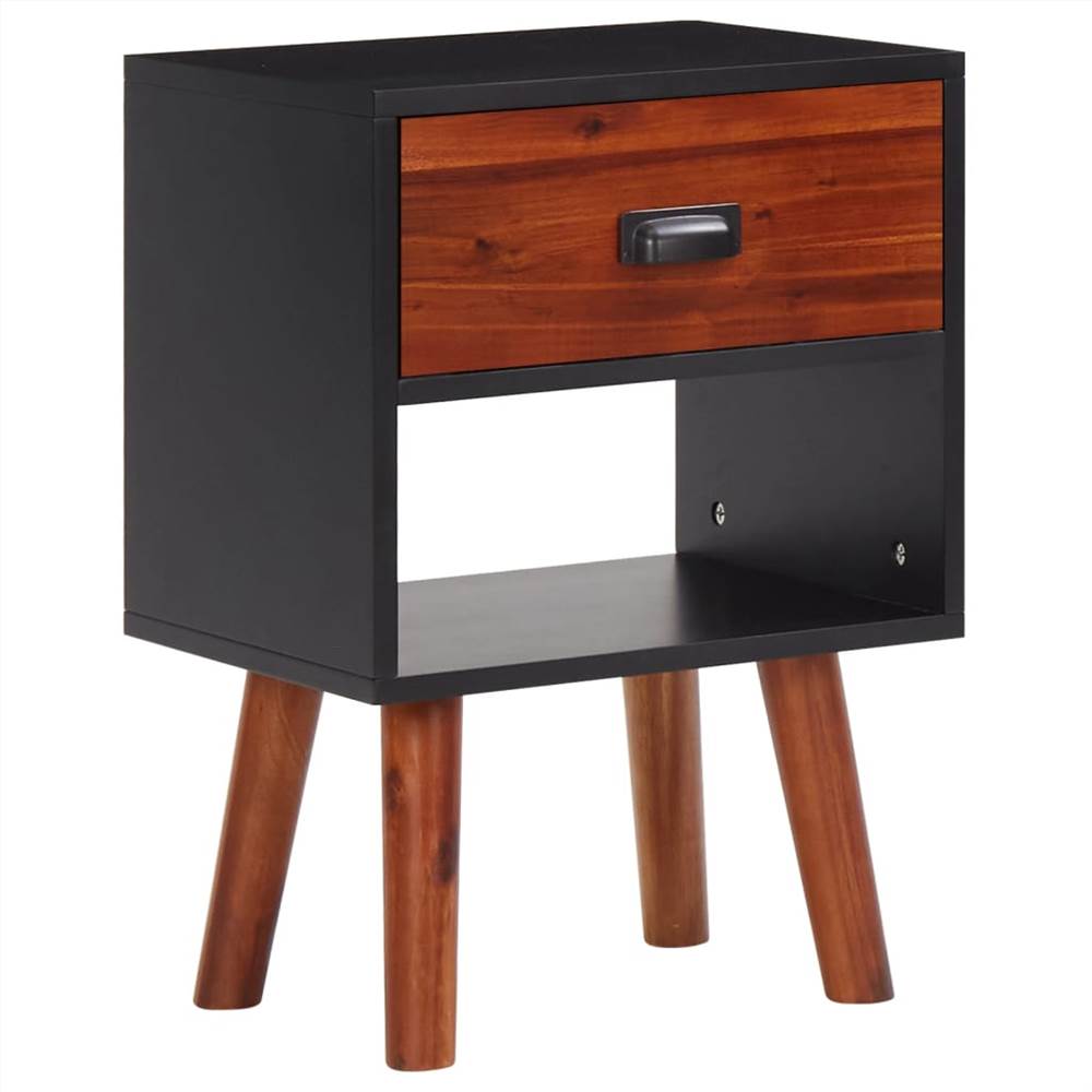 

Nightstand 40x30x57 cm Solid Acacia Wood and MDF