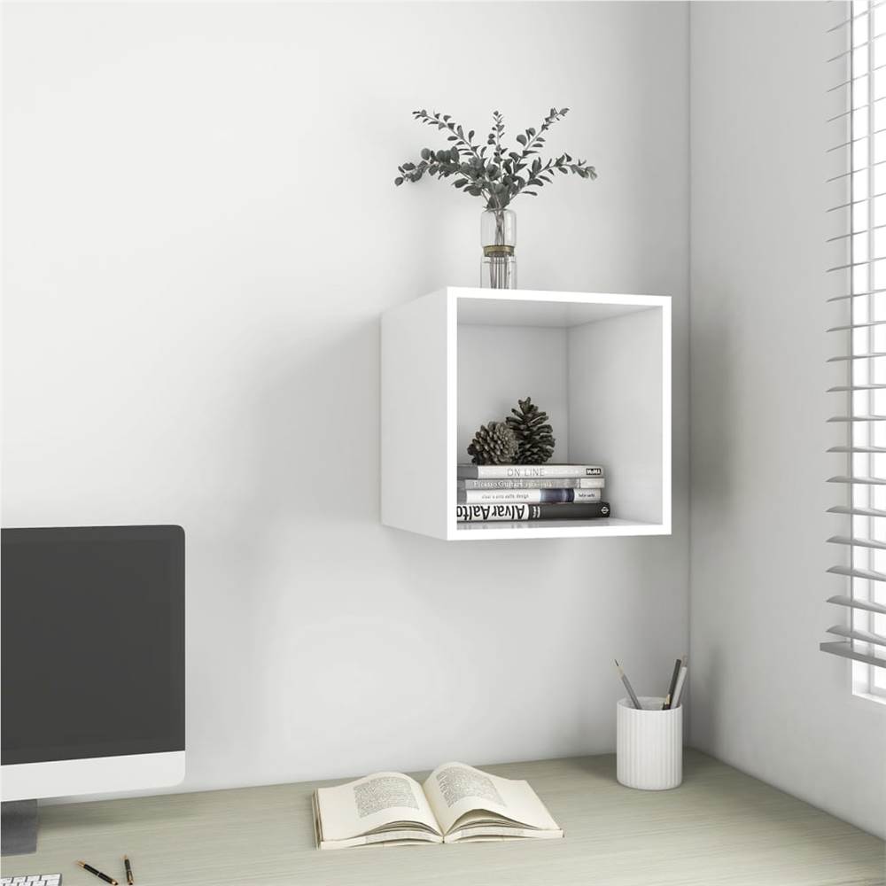 

Wall Cabinet White 37x37x37 cm Chipboard