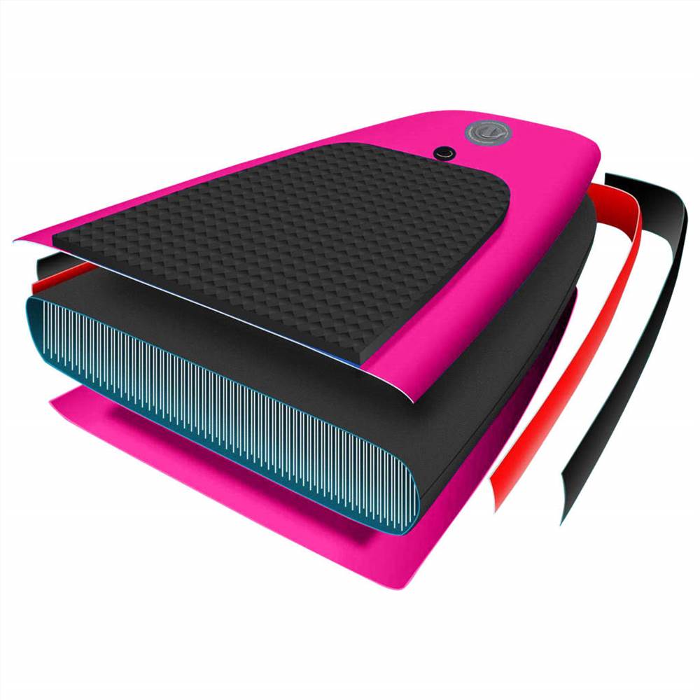 Inflatable Stand Up Paddleboard Set 320x76x15 cm Pink 21 Inflatable Stand Up Paddleboard Set 320x76x15 cm Pink