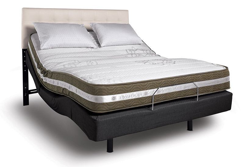 InMotion G94 Full-Size Adjustable Bed Frame Base with Remote Control, Relieve Stress and Pain - Black