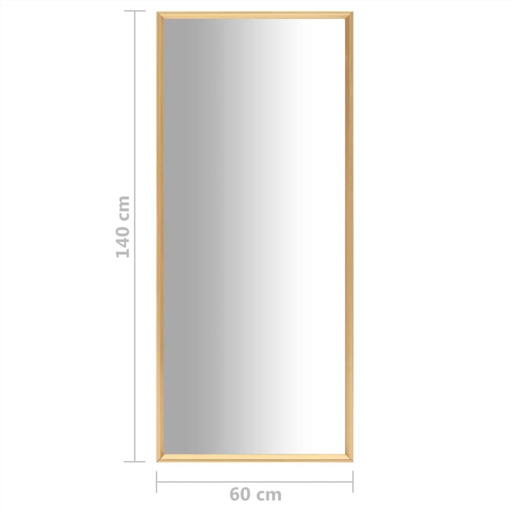 Mirror Gold 140x60 cm