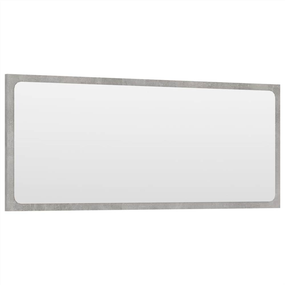 2 Piece Bathroom Furniture Set Concrete Grey Chipboard