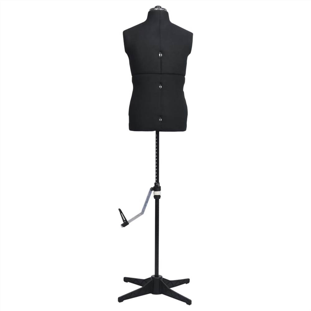Adjustable Dress Form Male Black Size 3745