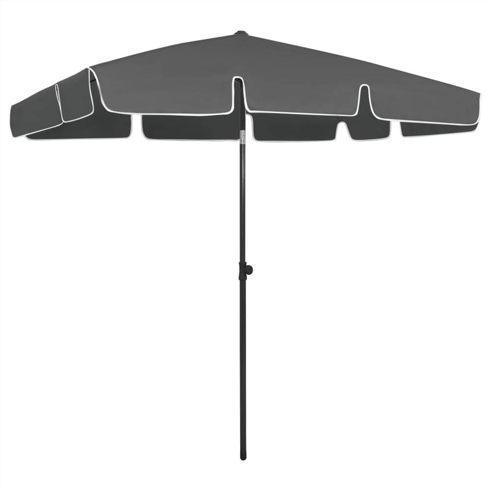 

Beach Umbrella Anthracite 200x125 cm