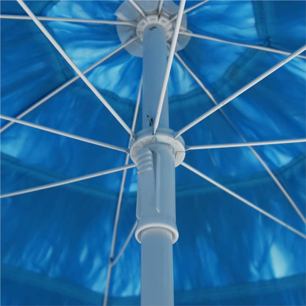 Beach Umbrella Blue 180 cm