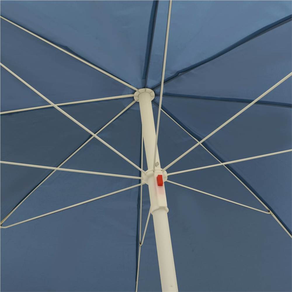 Beach Umbrella Blue 240 cm