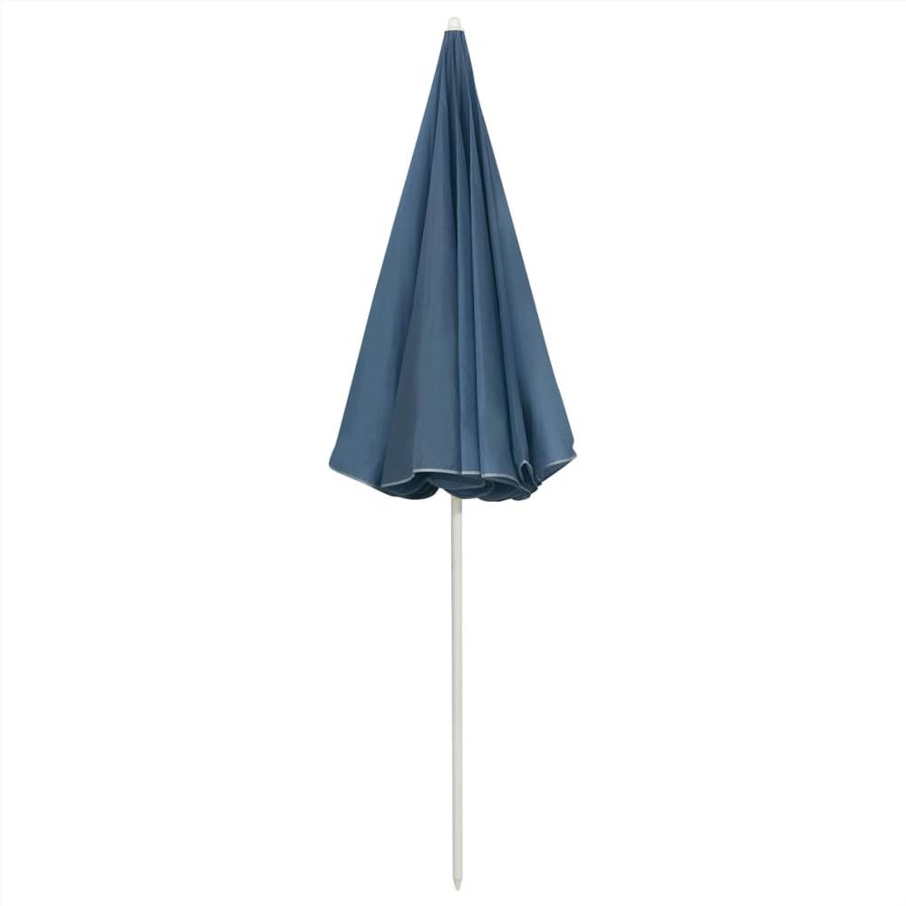 Beach Umbrella Blue 240 cm