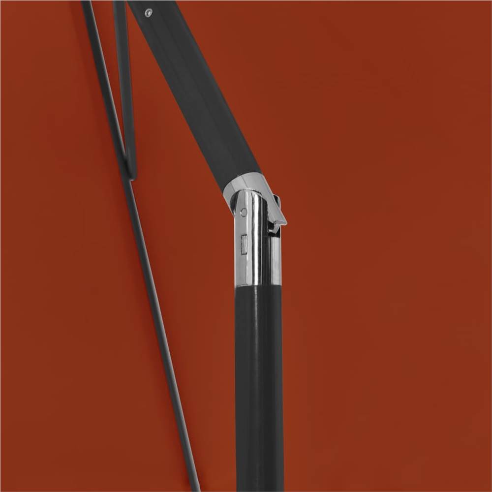 Beach Umbrella Terracotta 180x120 cm