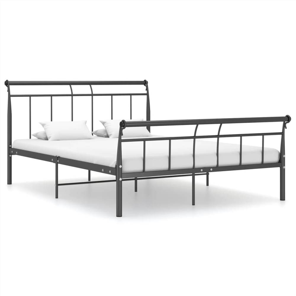 

Bed Frame Black Metal 140x200 cm