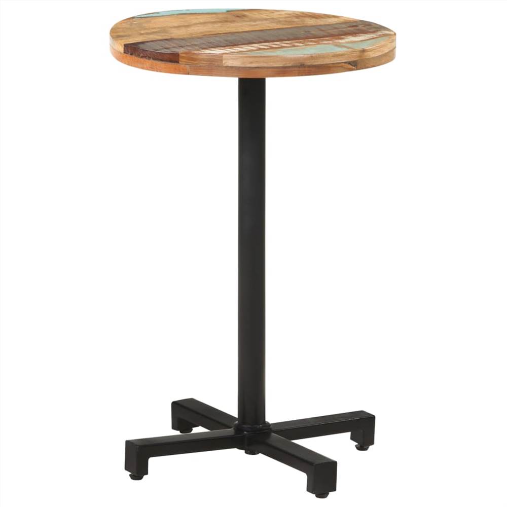 

Bistro Table Round Ø50x75 cm Solid Reclaimed Wood