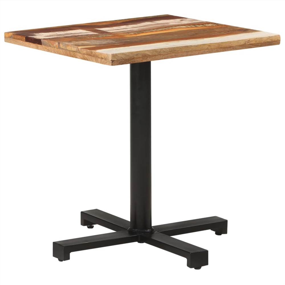Bistro Table Square 70x70x75 cm Solid Reclaimed Wood