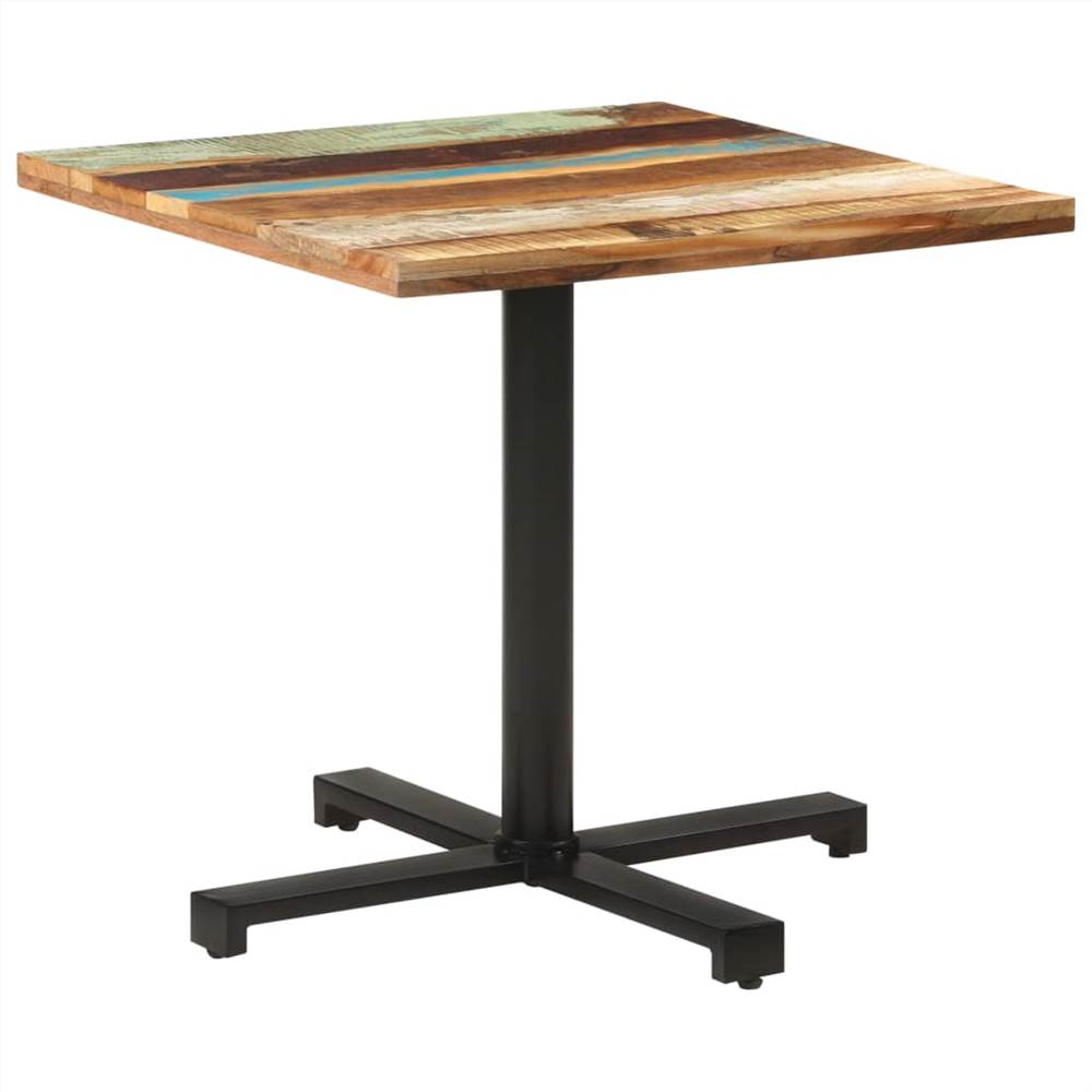 

Bistro Table Square 80x80x75 cm Solid Reclaimed Wood