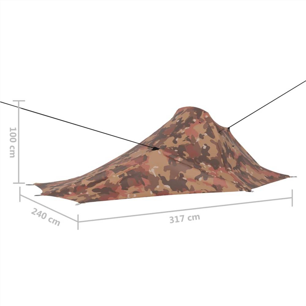 Camping Tent 317x240x100 cm Camouflage