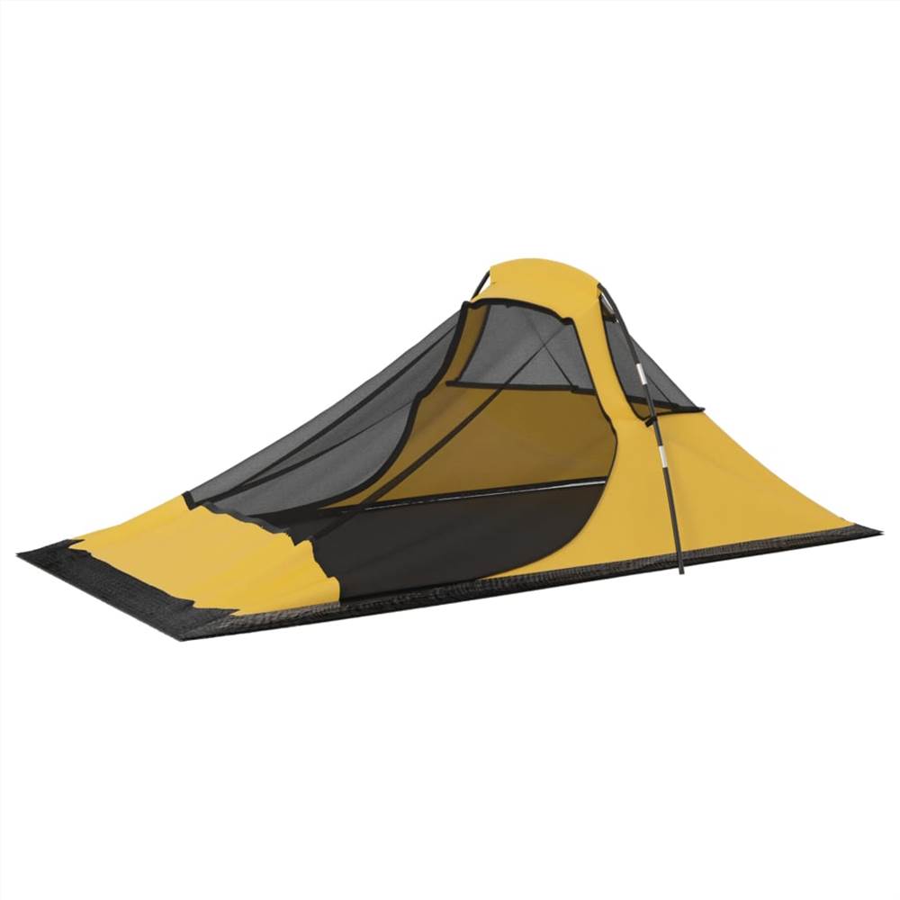 Camping Tent 317x240x100 cm Yellow