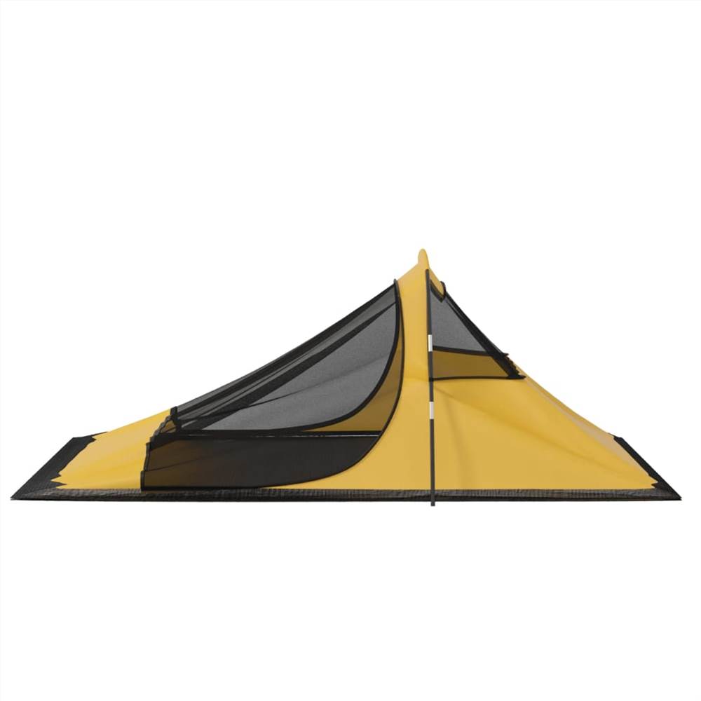 Camping Tent 317x240x100 cm Yellow