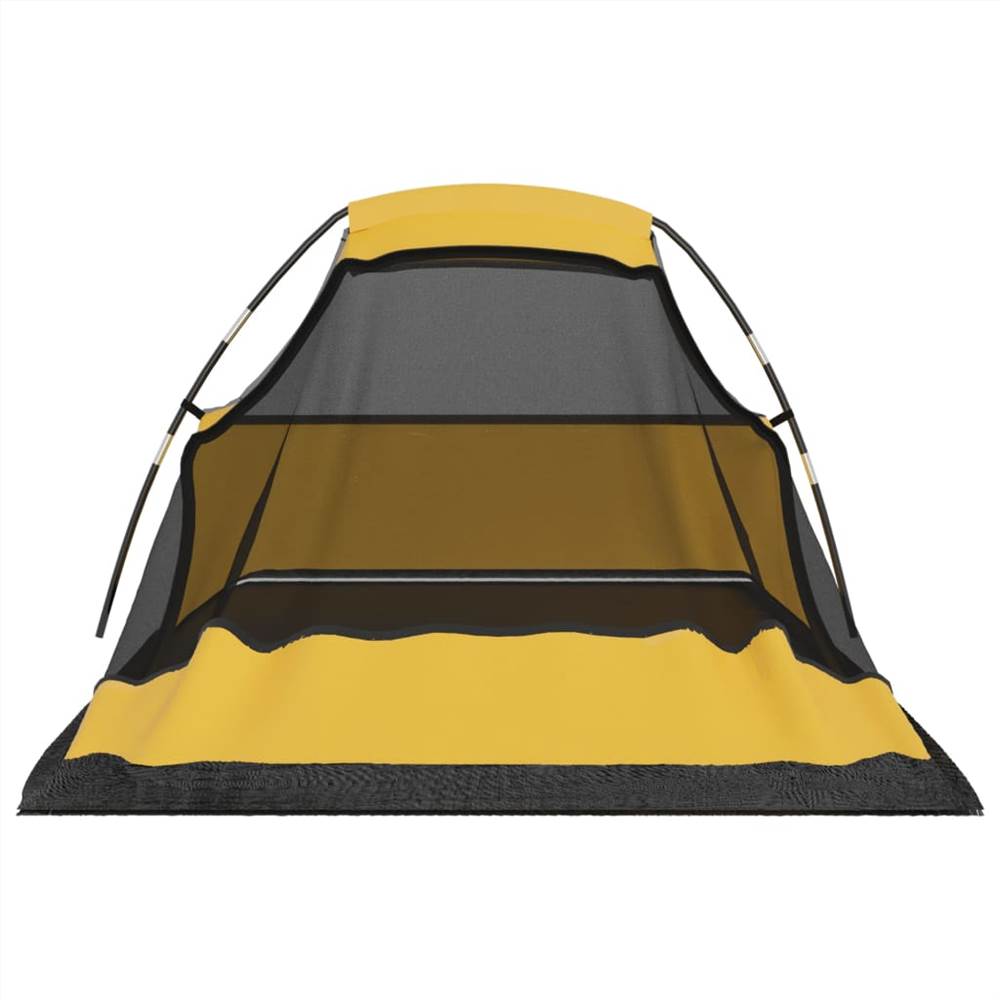 Camping Tent 317x240x100 cm Yellow