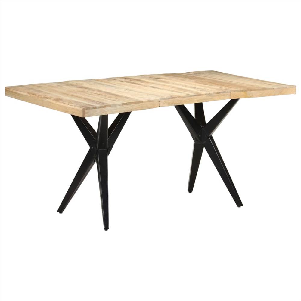 

Dining Table 160x80x76 cm Rough Mango Wood