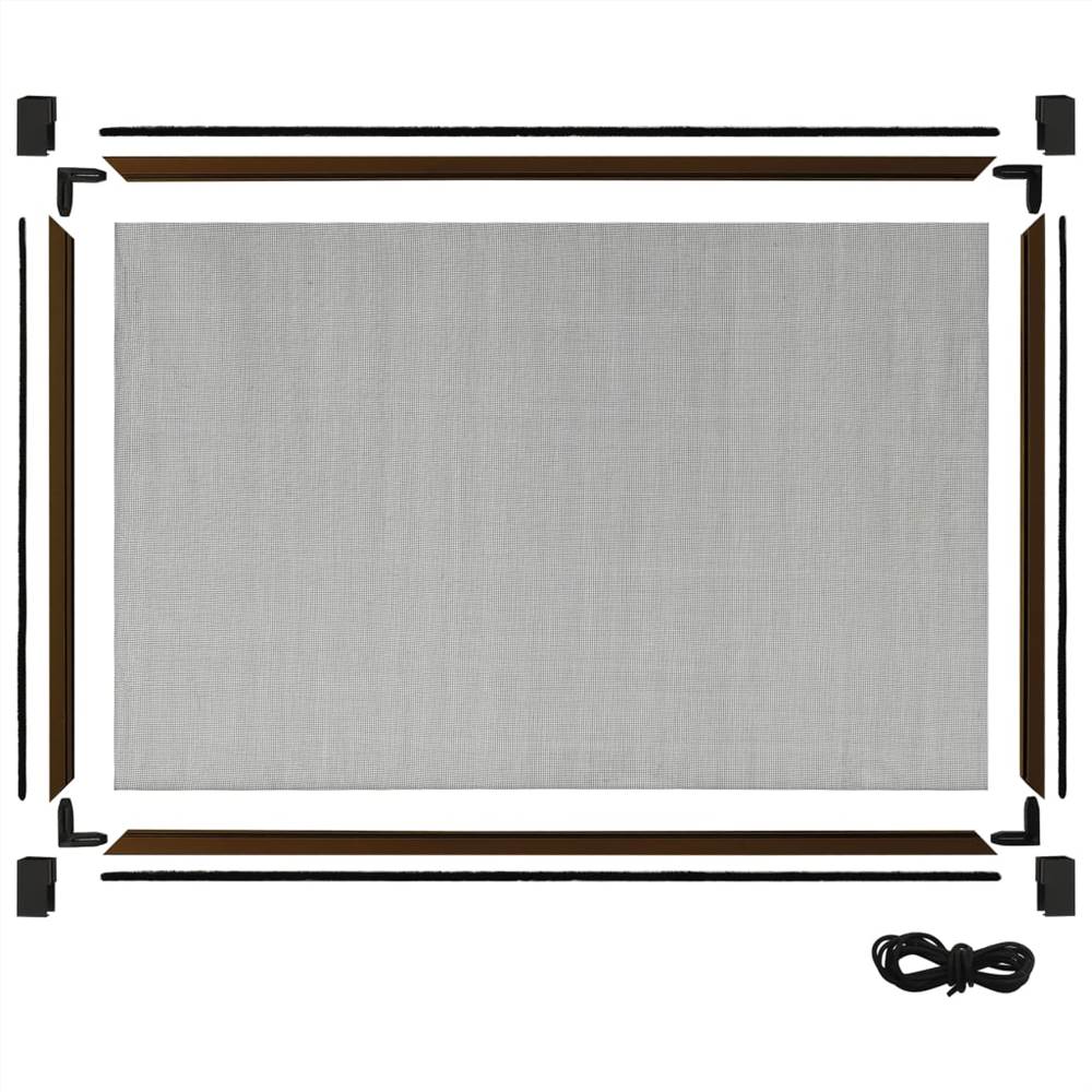 Extendable Insect Screen for Windows Brown
