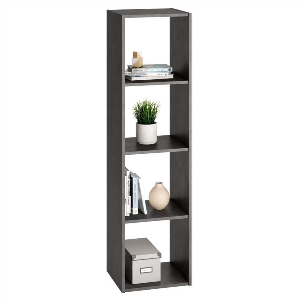 

FMD Standing Shelf with 4 Compartments Matera Grey