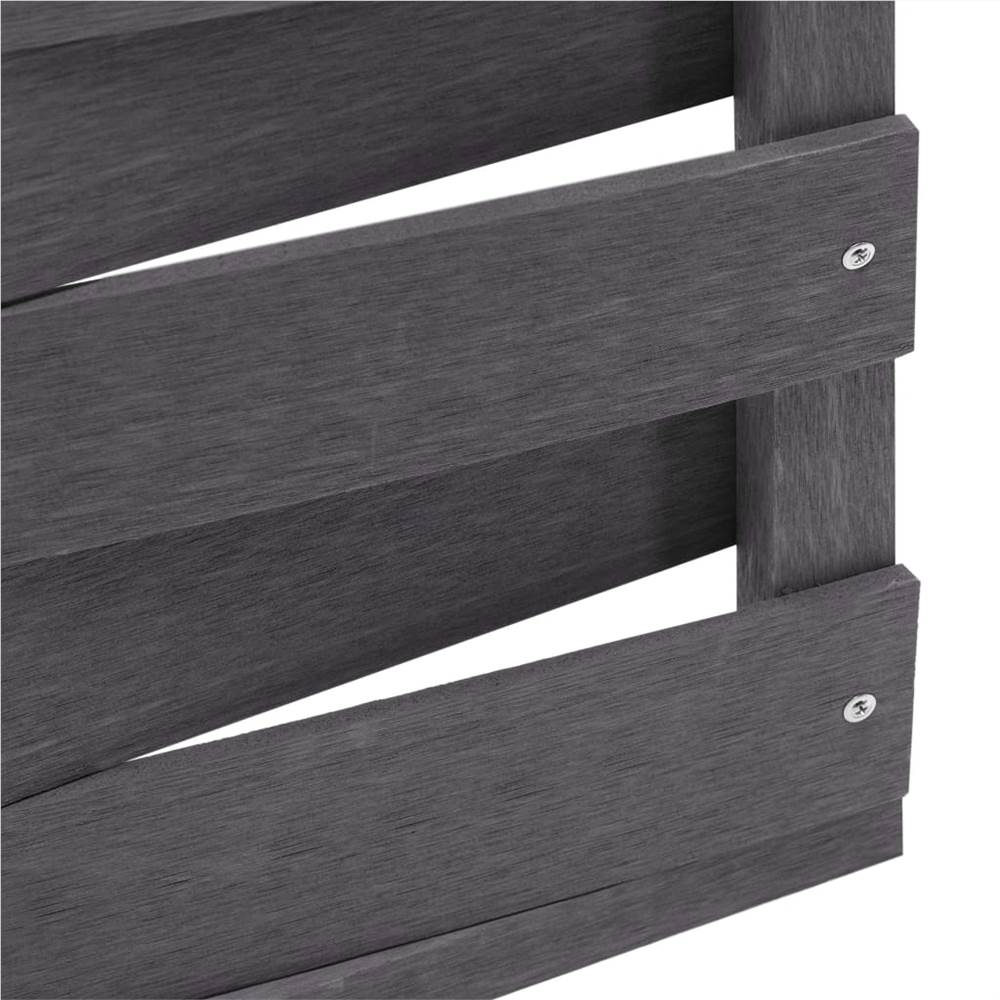 Fence Panel WPC 170x180 cm Grey