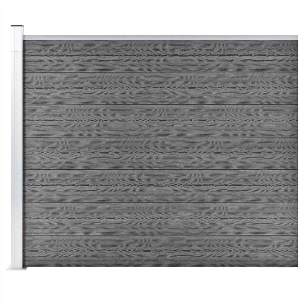 

Fence Panel WPC 175x146 cm Grey