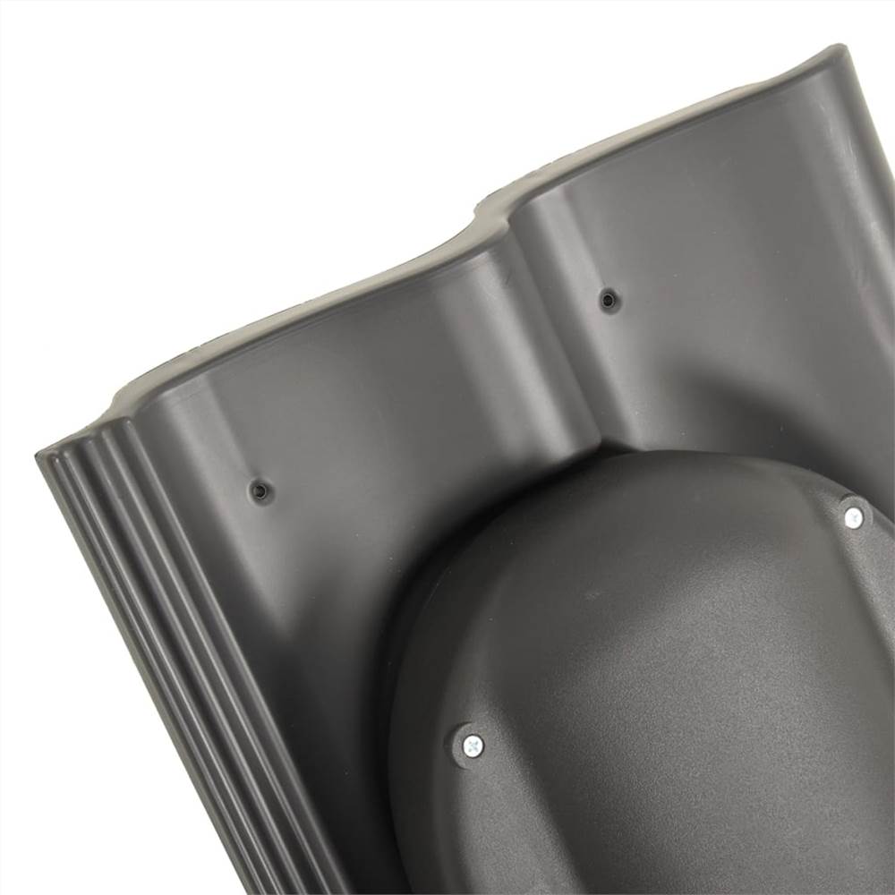 Flat Fan Roof Ventilator Anthracite