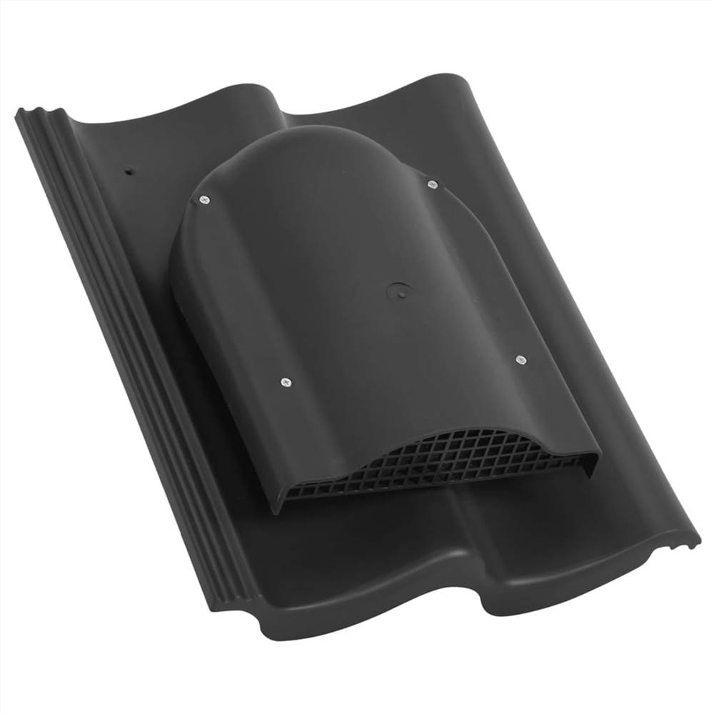 

Flat Fan Roof Ventilator Black