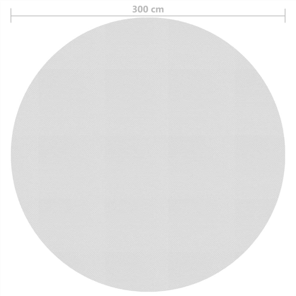 Floating PE Solar Pool Film 300 cm Grey