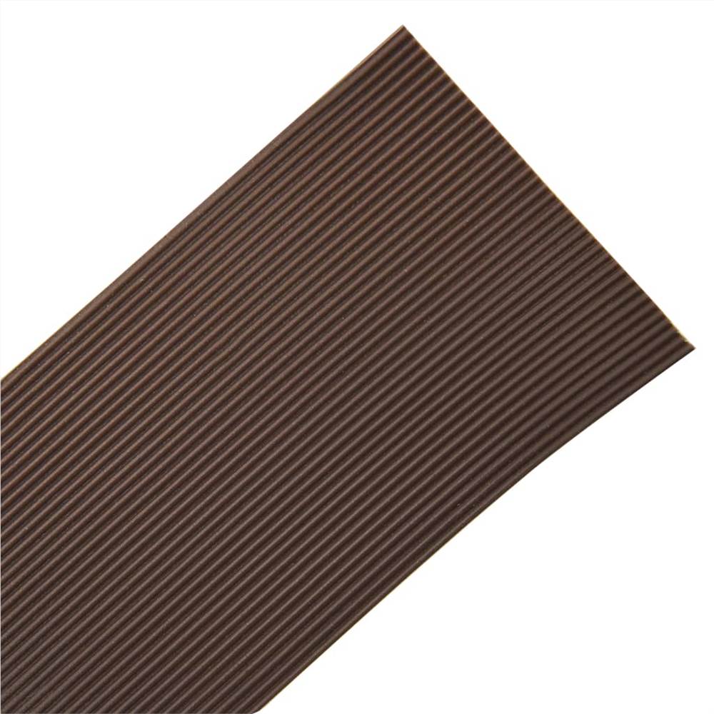 Garden Edging Brown PE 10 M 10 Cm 12 Garden Edging Brown PE 10 m 10 cm