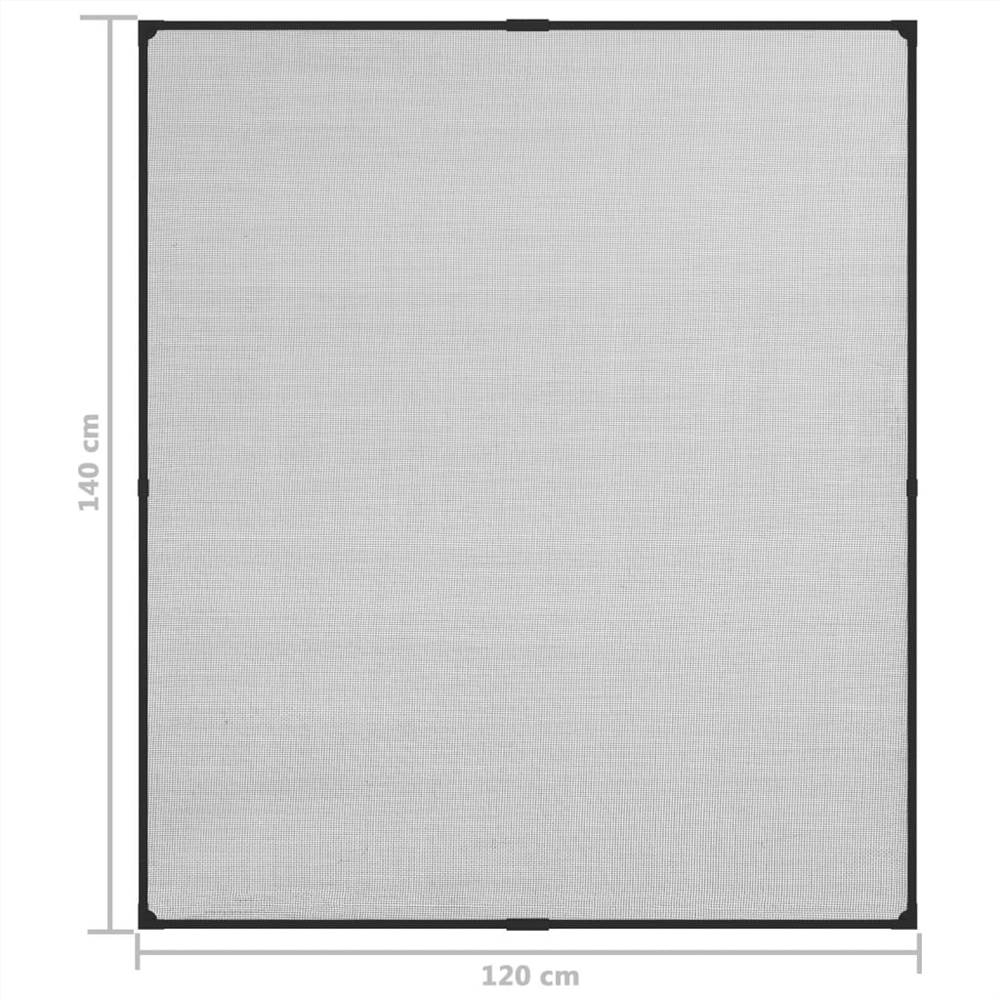 Magnetic Insect Screen for Windows Anthracite 120x140 cm Fibreglass