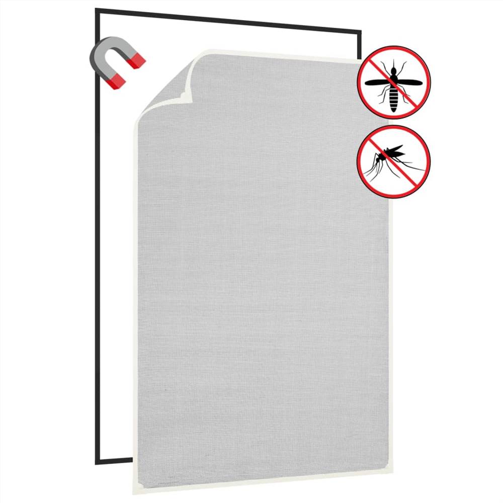 

Magnetic Insect Screen for Windows White 80x120 cm Fibreglass