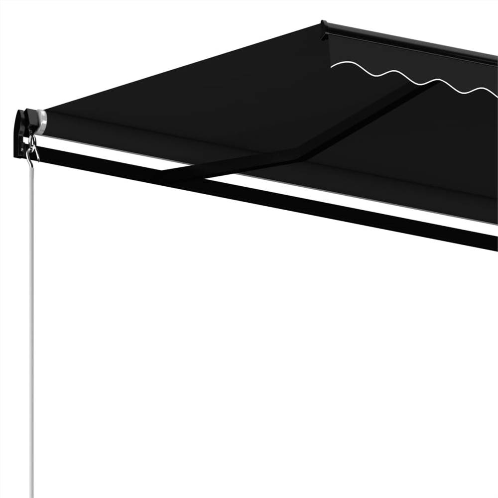 Manual Retractable Awning 450x350 cm Anthracite
