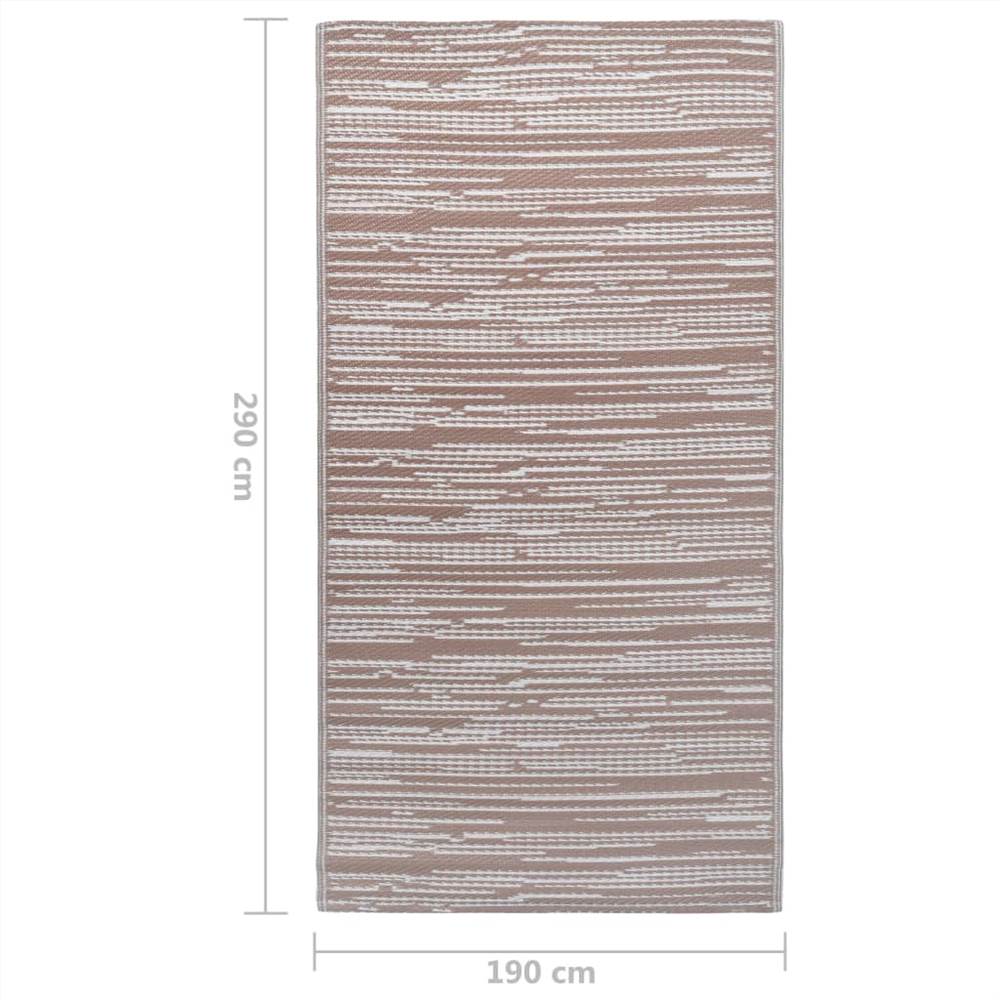 Outdoor Carpet Brown 190x290 cm PP