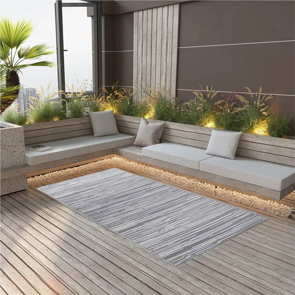 

Outdoor Carpet Grey 80x150 cm PP